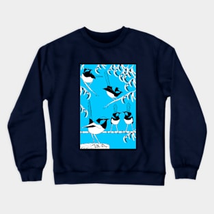 Superb Blue-wren Crewneck Sweatshirt